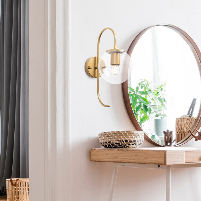 Opviq Jewel - 10560 Lámpara de Pared Dorado Brillante Opviq Jewel - 10560 Lámpara de Pared Dorado Brillante